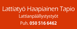 Lattiatyö Haapiainen Tapio logo